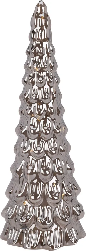 JÕULUKAUNISTUS JÕULUPUU 24CM 10LED HALL KLAAS