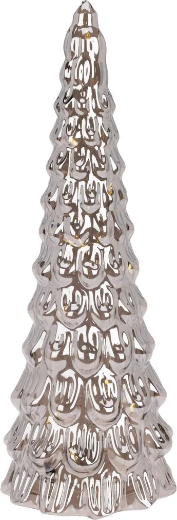 JÕULUKAUNISTUS JÕULUPUU 24CM 10LED ROHELINE KLAAS