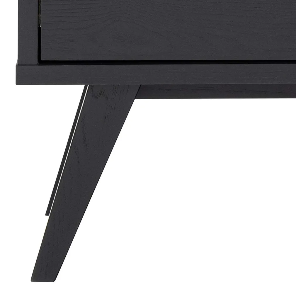 VITRIINKAPP A-LINE 72X36XH145CM, MUST