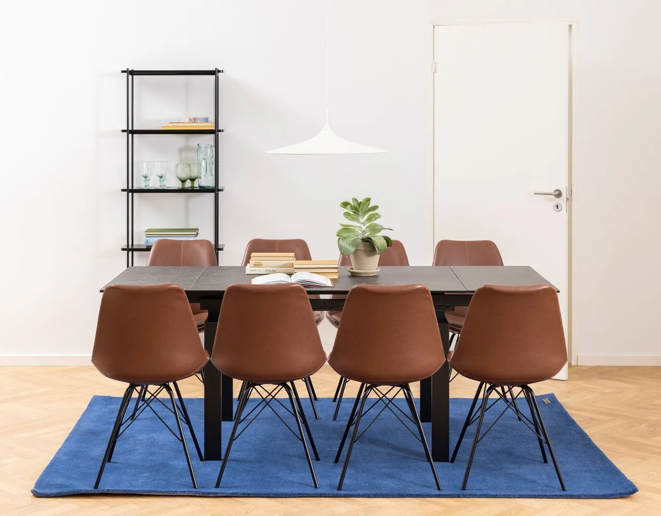 SÖÖGILAUD HUDDERSFIELD 120/200X85XH76CM, MUST