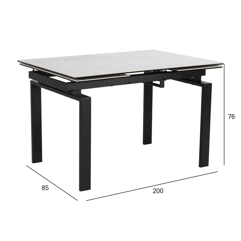 SÖÖGILAUD HUDDERSFIELD 120/200X85XH76CM, VALGE