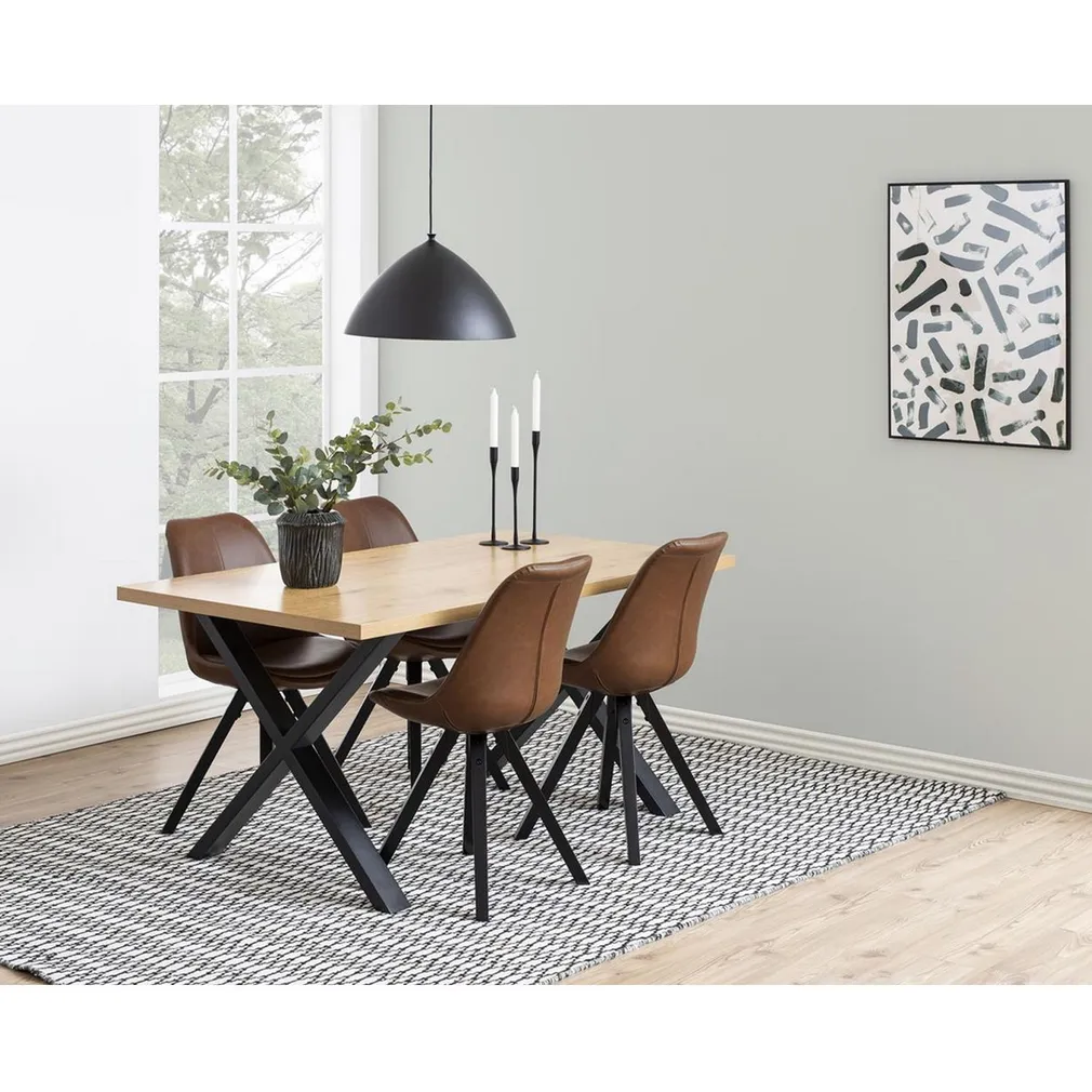 SÖÖGILAUD WALES 160X90XH75CM, RISTJALAD