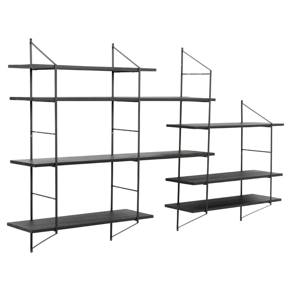 SEINARIIUL BELFAST 196X25XH111CM, MUST