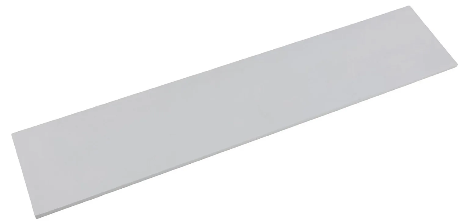 SEINARIIUL BELFAST 120X25XH1,5CM, VALGE