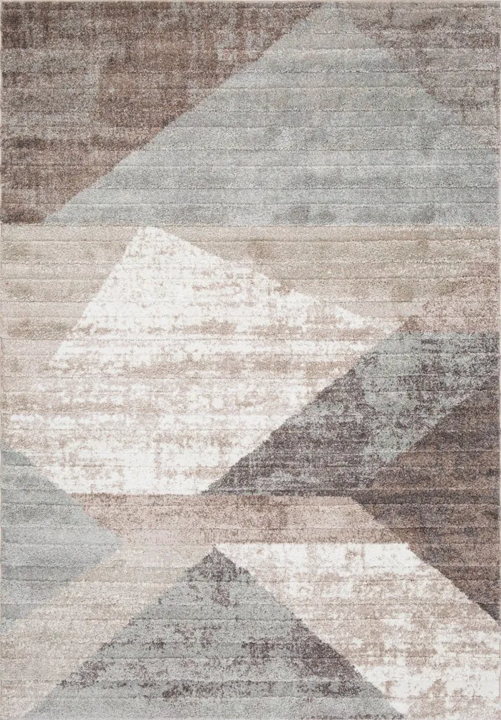 VAIP KIGALI-2, 160X230CM, SININE/PRUUN ROMB