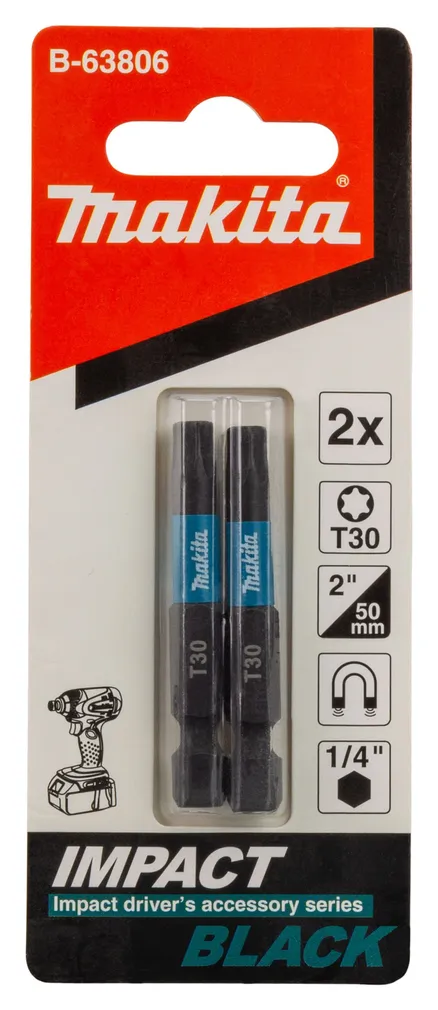 OTSIK MAKITA T30 50MM B-63806 IMPACT BLACK 2TK