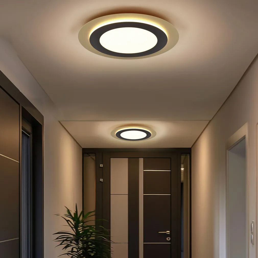 LAEVALGUSTI TRIO MORGAN LED 2700-6500K 45CM MATT MUST/KULDNE