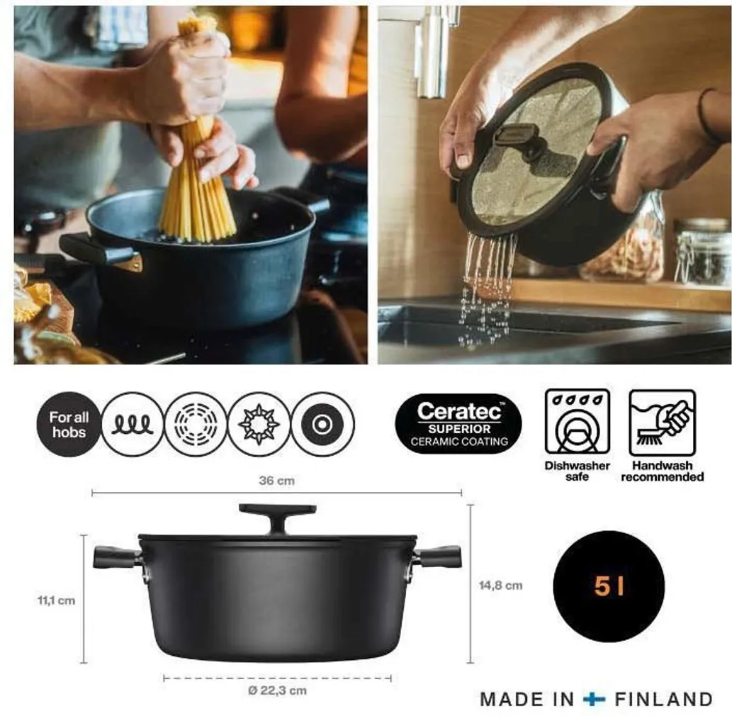 KEEDUPOTT FISKARS HARD FACE 5L