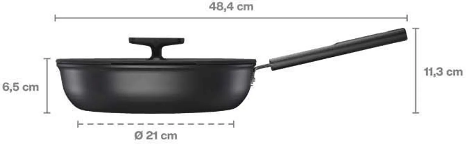 SAUTÉ PANN FISKARS HARD FACE 26CM