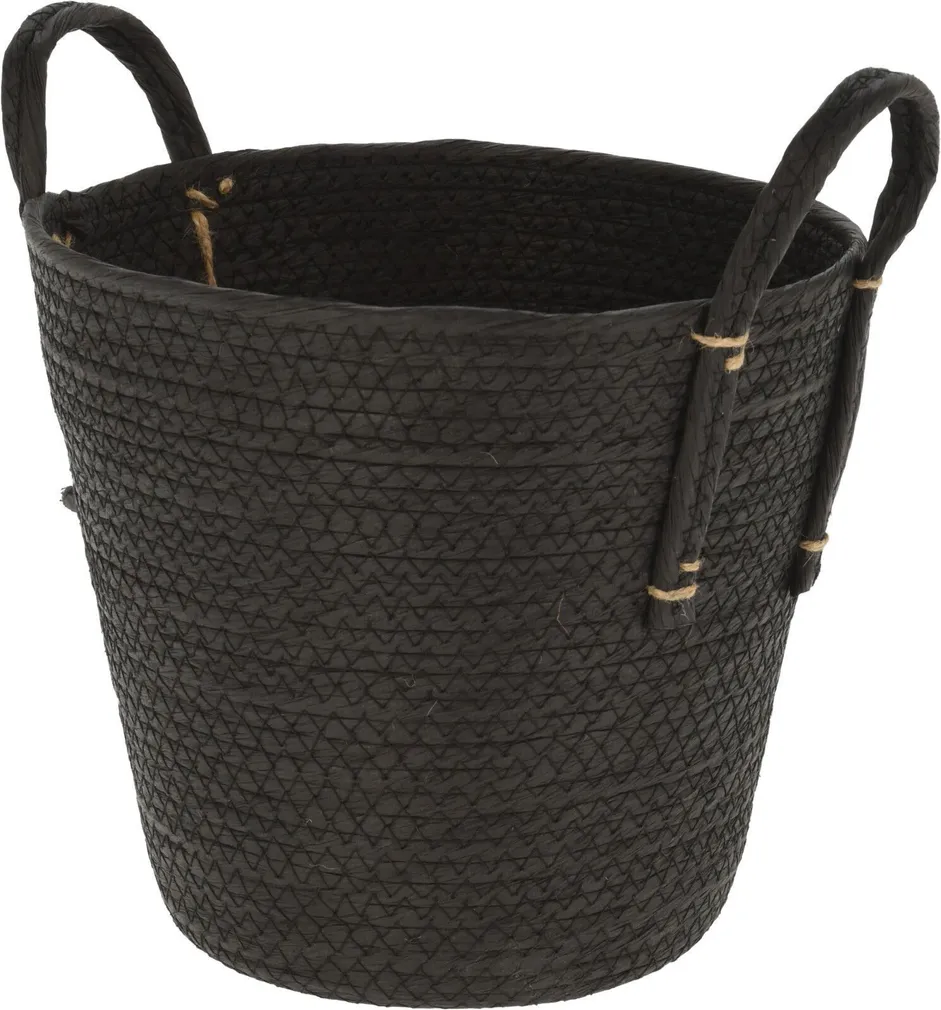 PUNUTUD KORV SANGADEGA 25X25X25CM MUST