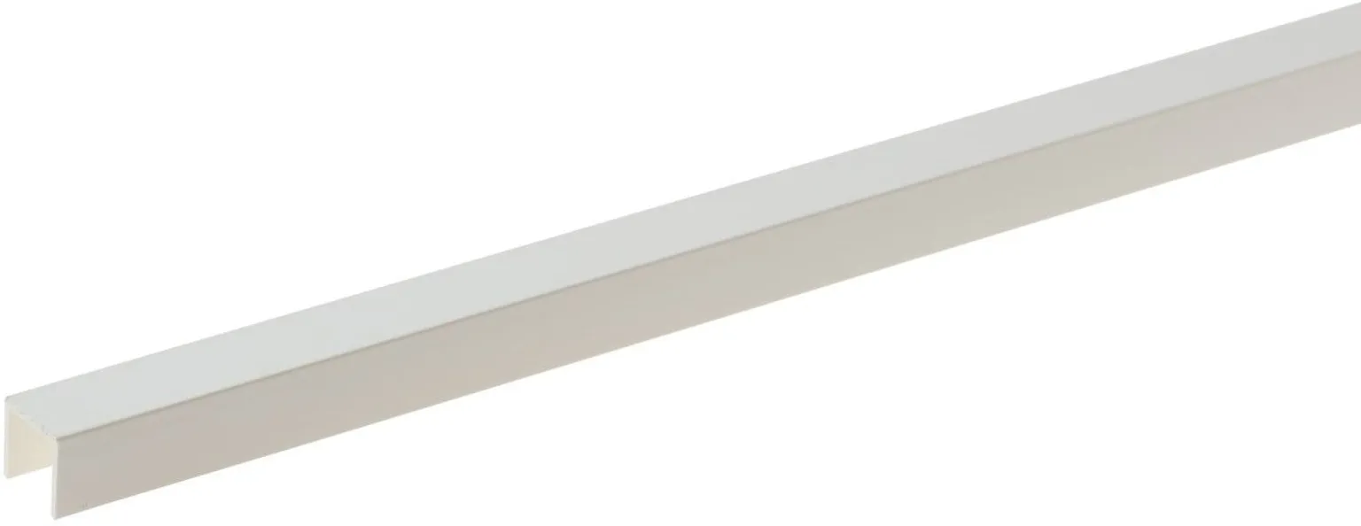 PVC U-PROFIIL CEZAR 12X10X1X1000MM VALGE RAL9003 
