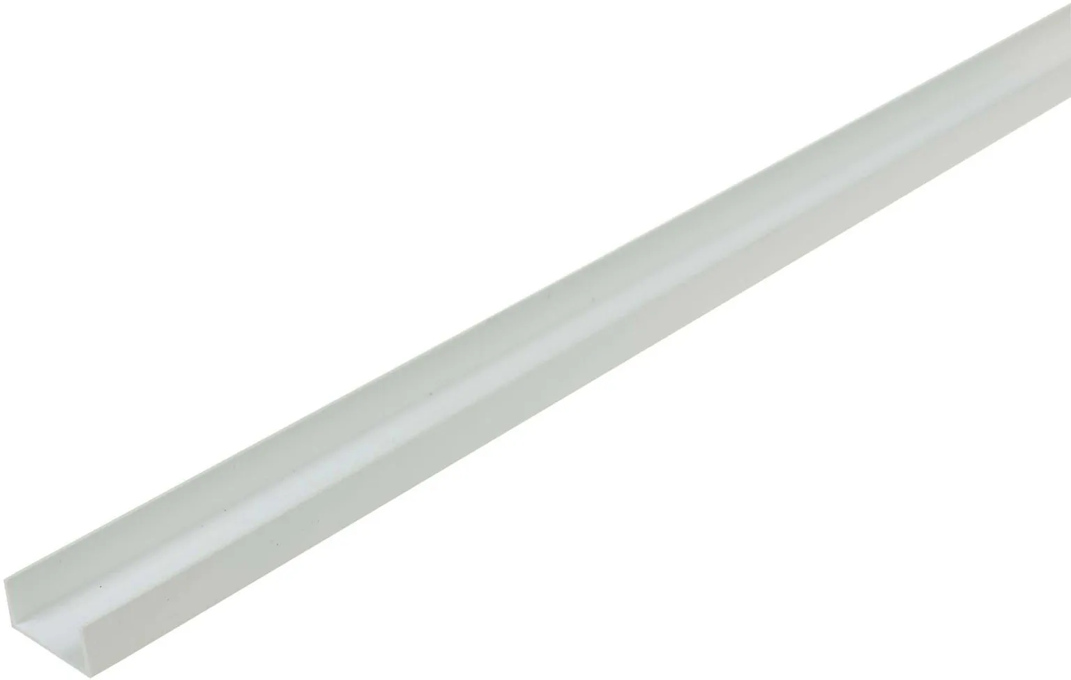 PVC U-PROFIIL CEZAR 21X10X1X1000MM VALGE RAL9003 