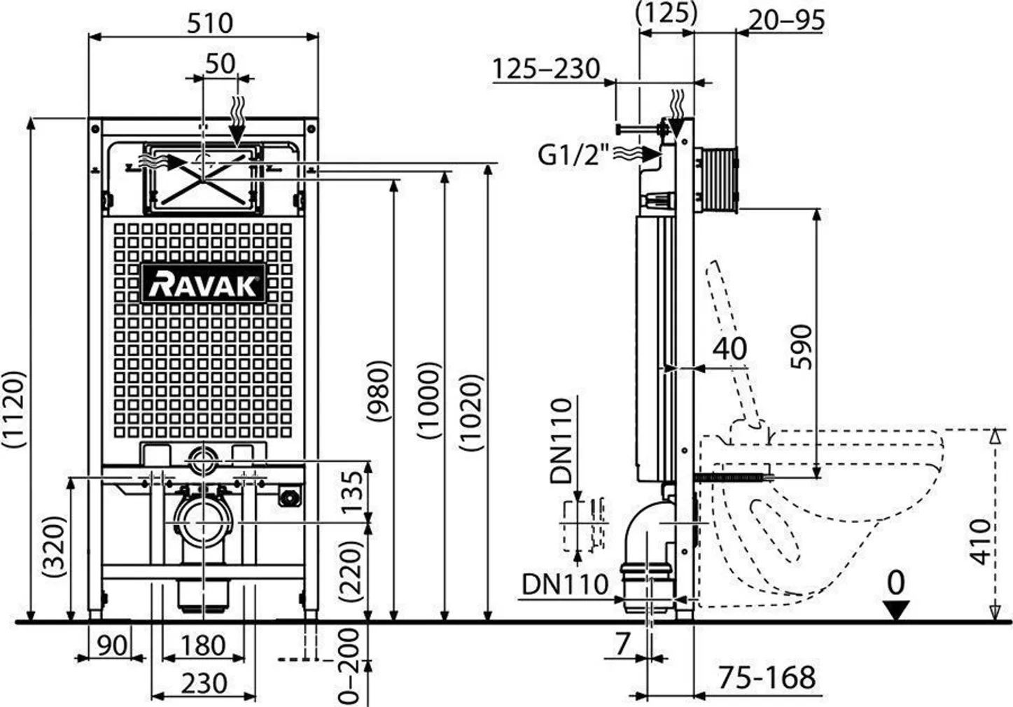 WC-RAAM RAVAK G II/1120 X01703
