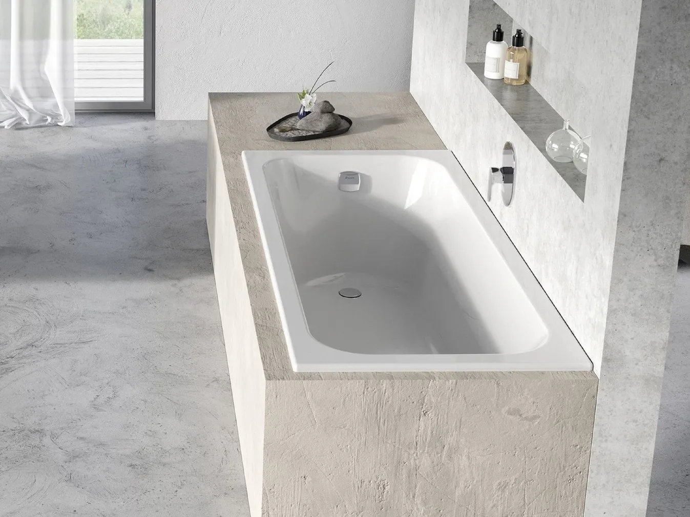 VANN RAVAK CHROME SLIM 150X70CM