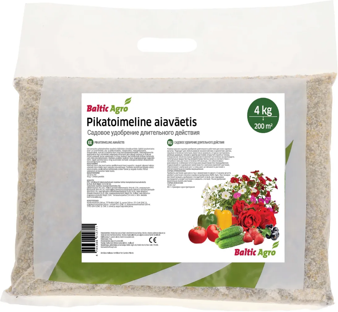 PIKATOIMELINE AIAVÄETIS BALTIC AGRO 4KG
