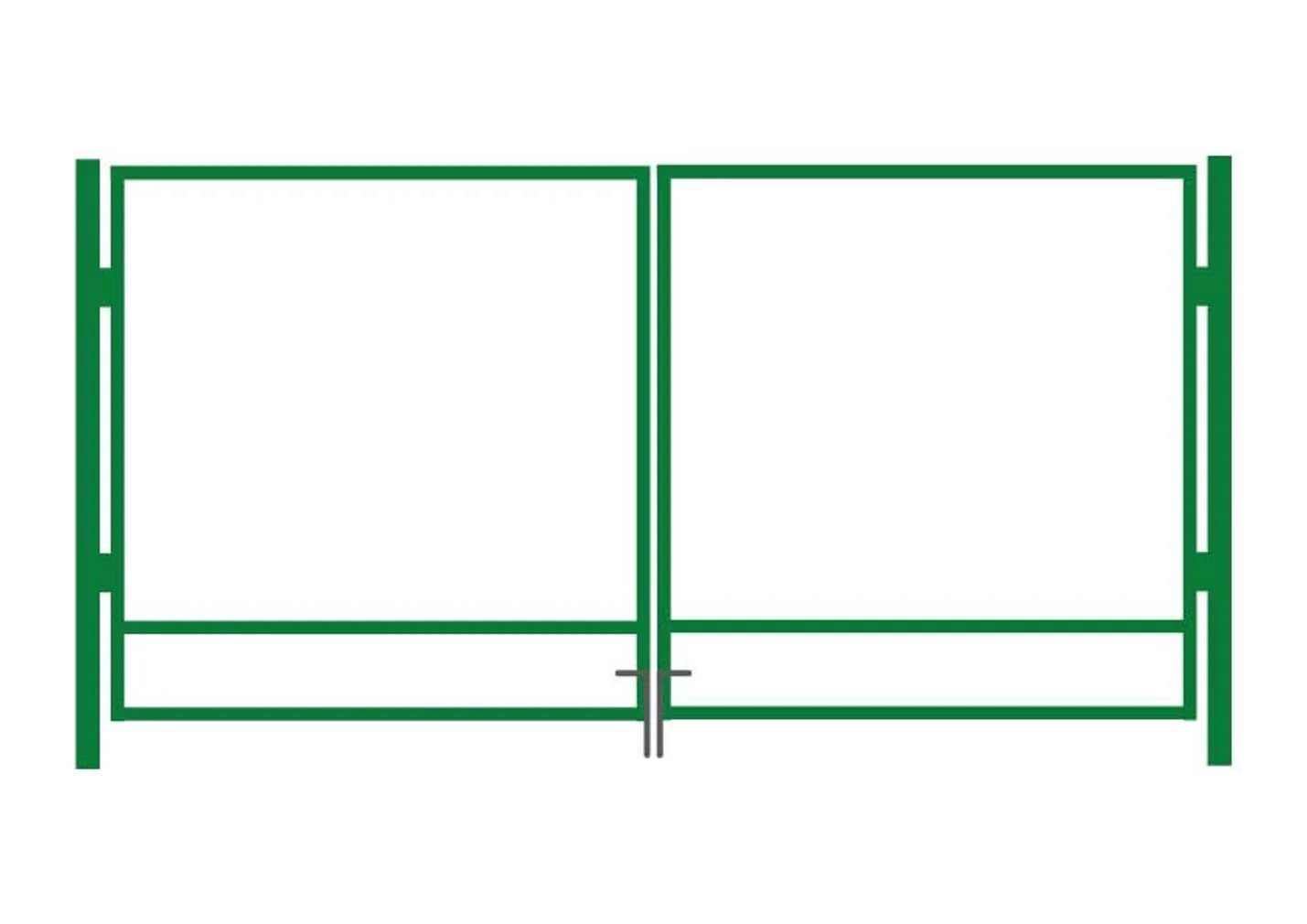 AUTOVÄRAVA RAAM 1450X4000MM RAL6005 ZN