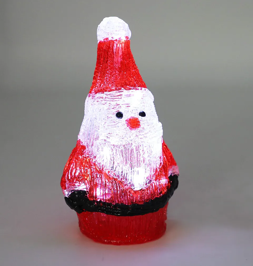 JÕULUKUJU JÕULUVANA AKRÜÜL 10LED KÜLM VALGE 2XAAA