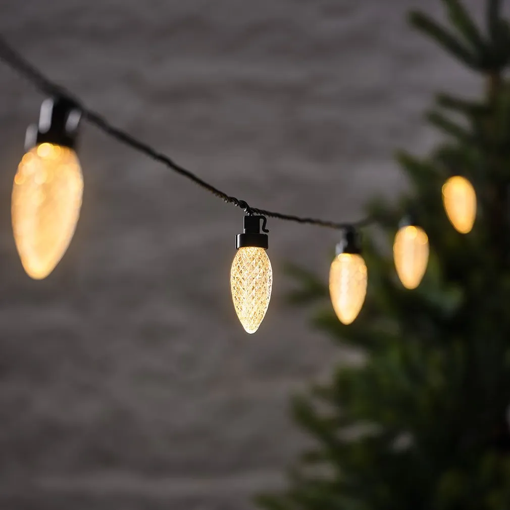 VALGUSKETT KÄBID VÄLIS 4,5M 40 LED SOE VALGE JÄTKATAV