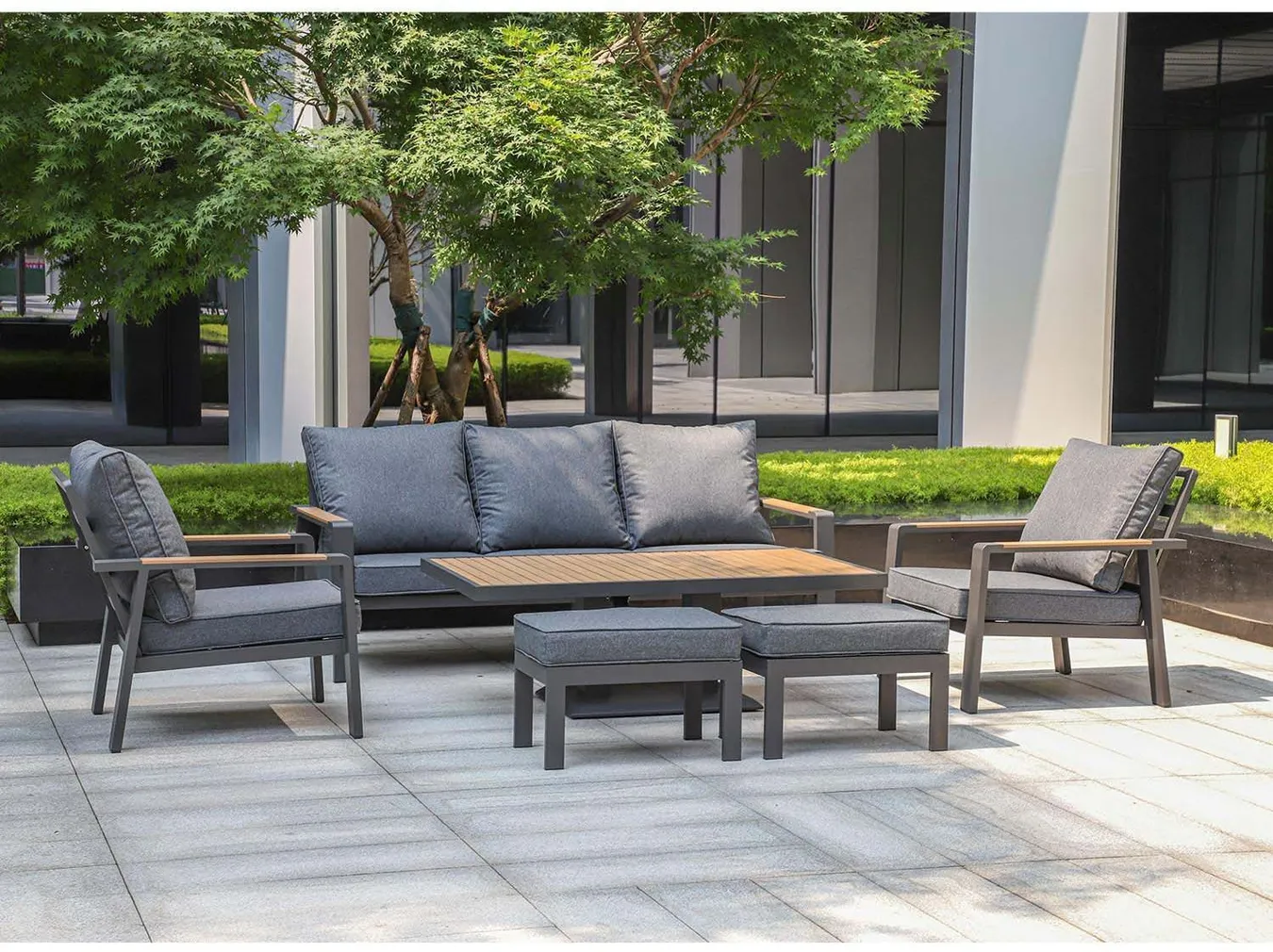 AIAMÖÖBLIKOMPLEKT PARKER 6-OSALINE, HALL