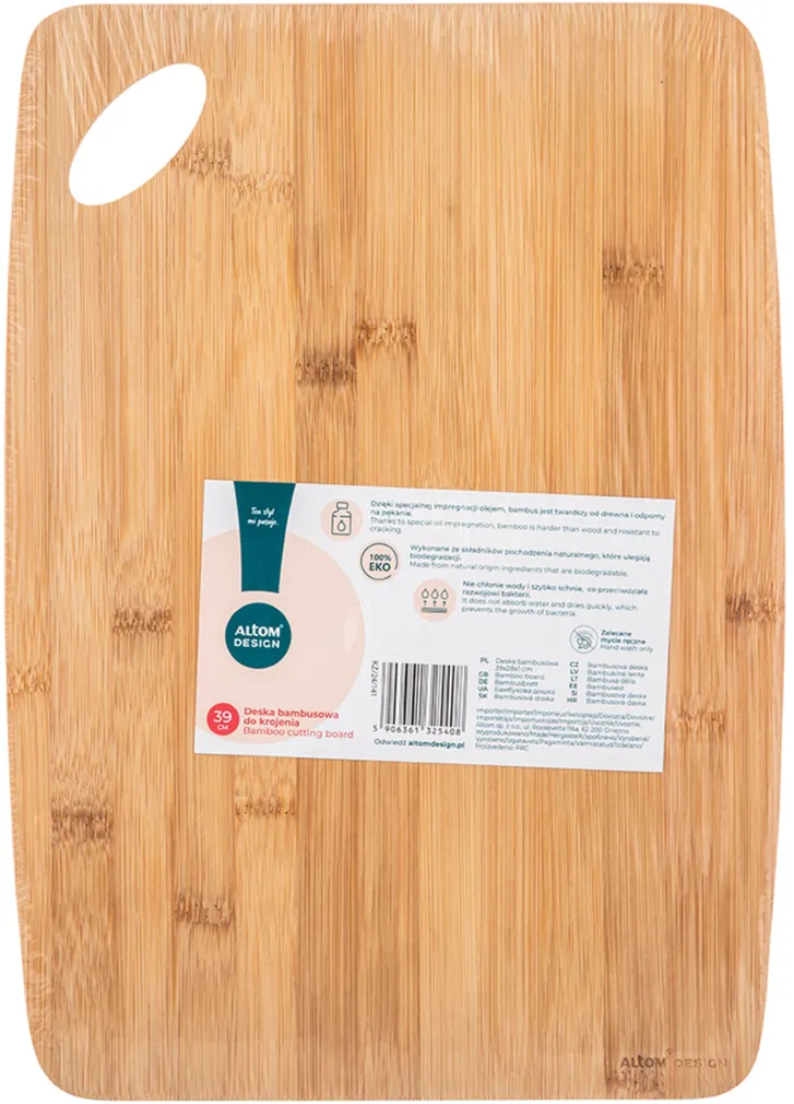 LÕIKELAUD ALTOM DESIGN 39X28X1CM BAMBUS