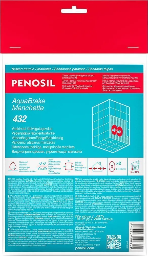 LÄBIVIIGUMANSETT PENOSIL AQUABRAKE 432 10-24MM