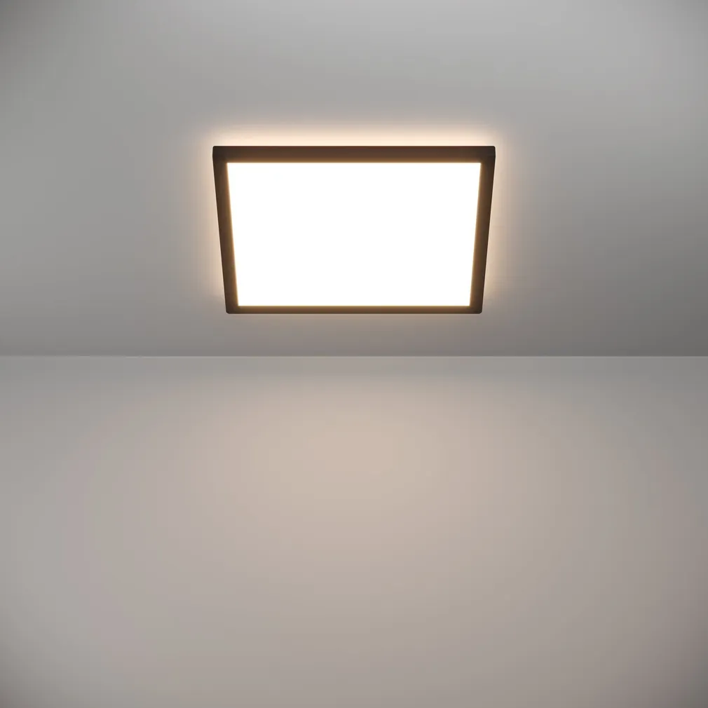 PLAFOON EGLO ROVITO-R IP44 2700-6500K 39X39CM PULT MUST