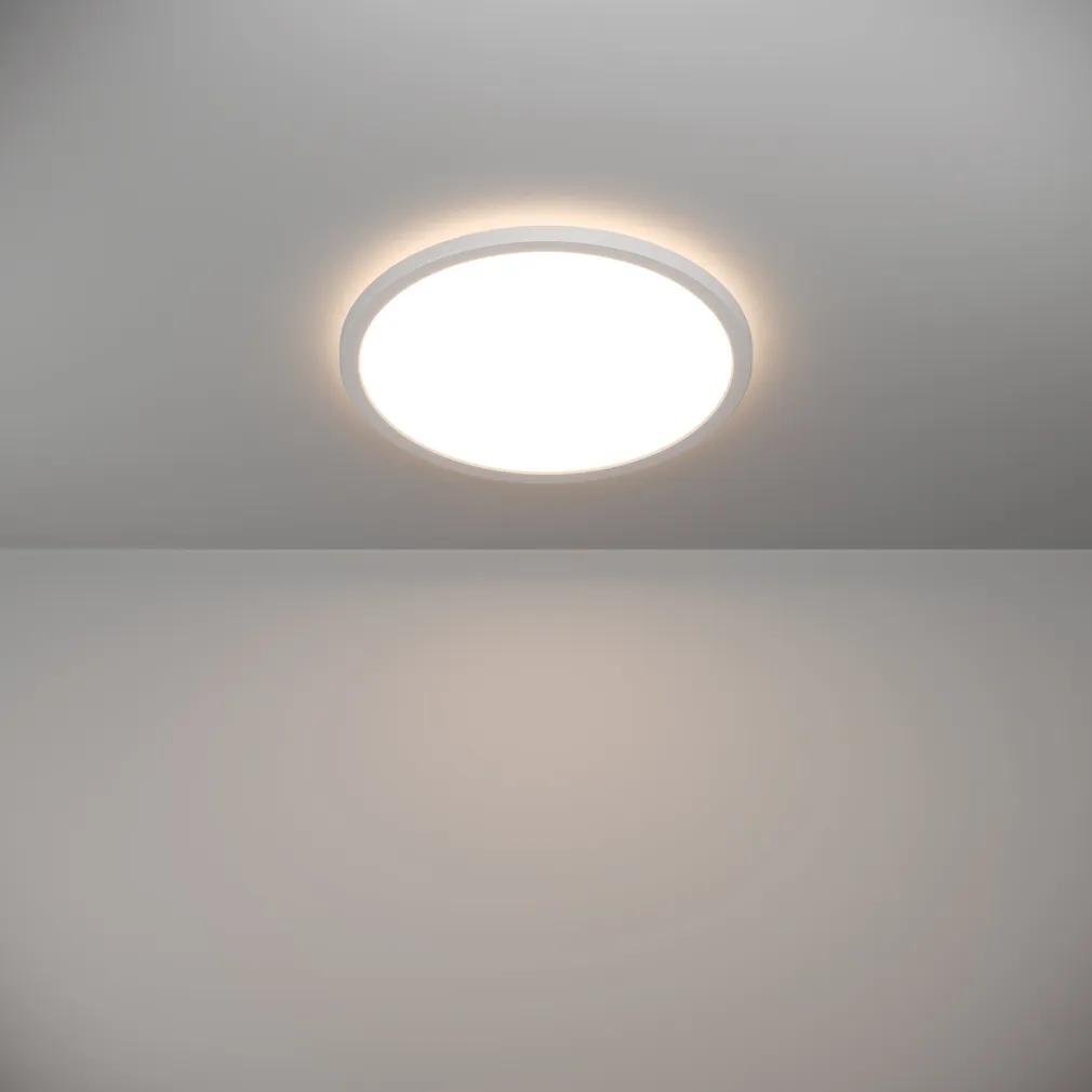 PLAFOON EGLO ROVITO-R IP44 2700-6500K 39CM PULT VALGE