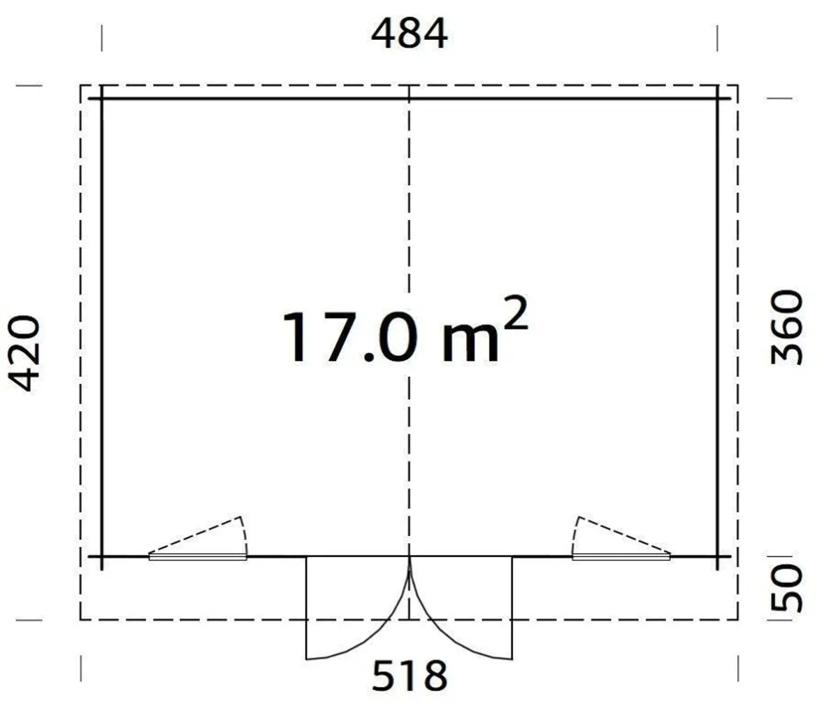 AIAMAJA PALMAKO KLARA 17,0M²