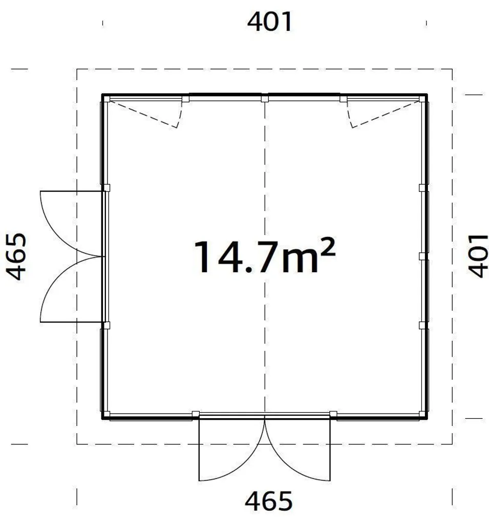 PAVILJON PALMAKO ISABELLA 14,7M²