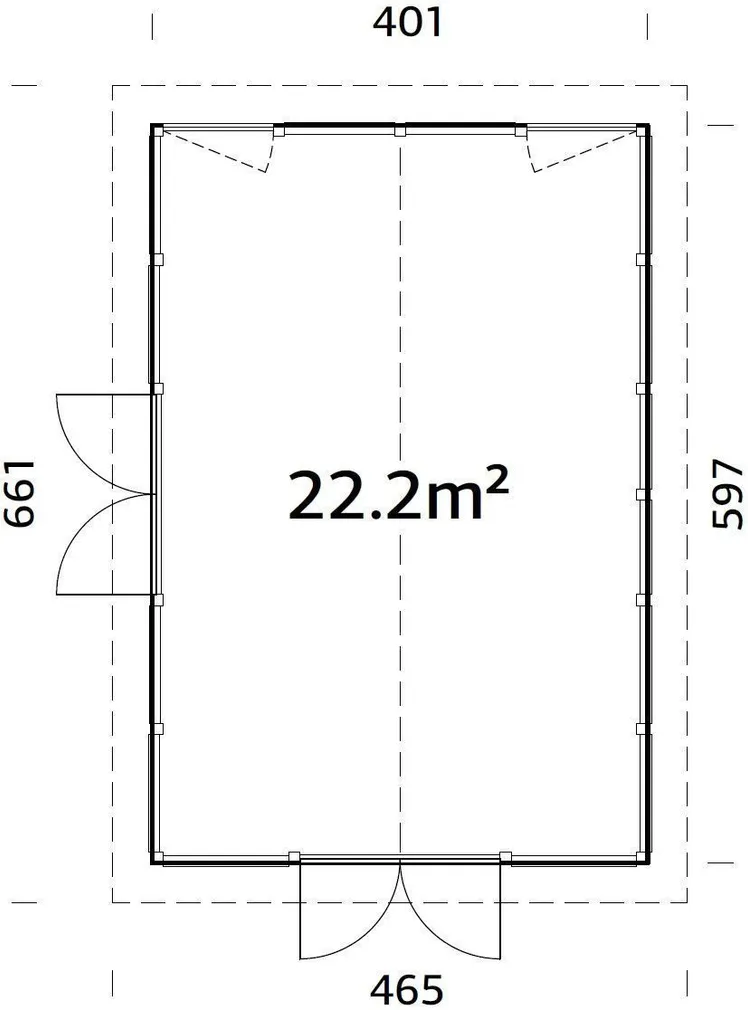 PAVILJON PALMAKO ISABELLA 22,2M²