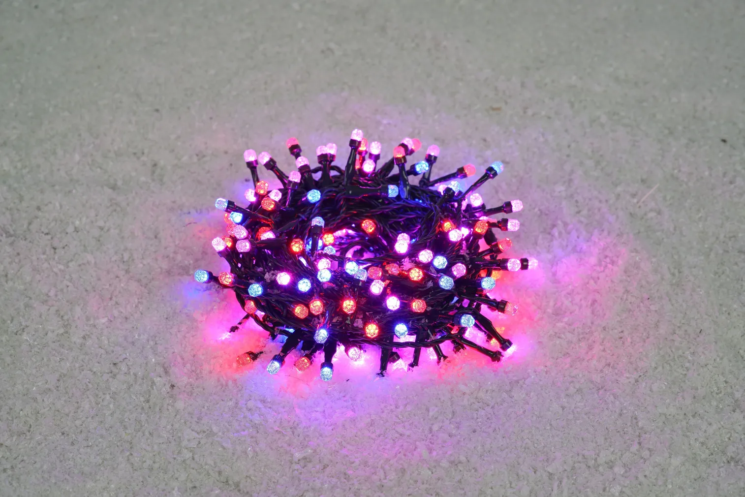 JÕULUVALGUSTUS 200LED 13,9M PUNANE/ROOSA/SININE IP44