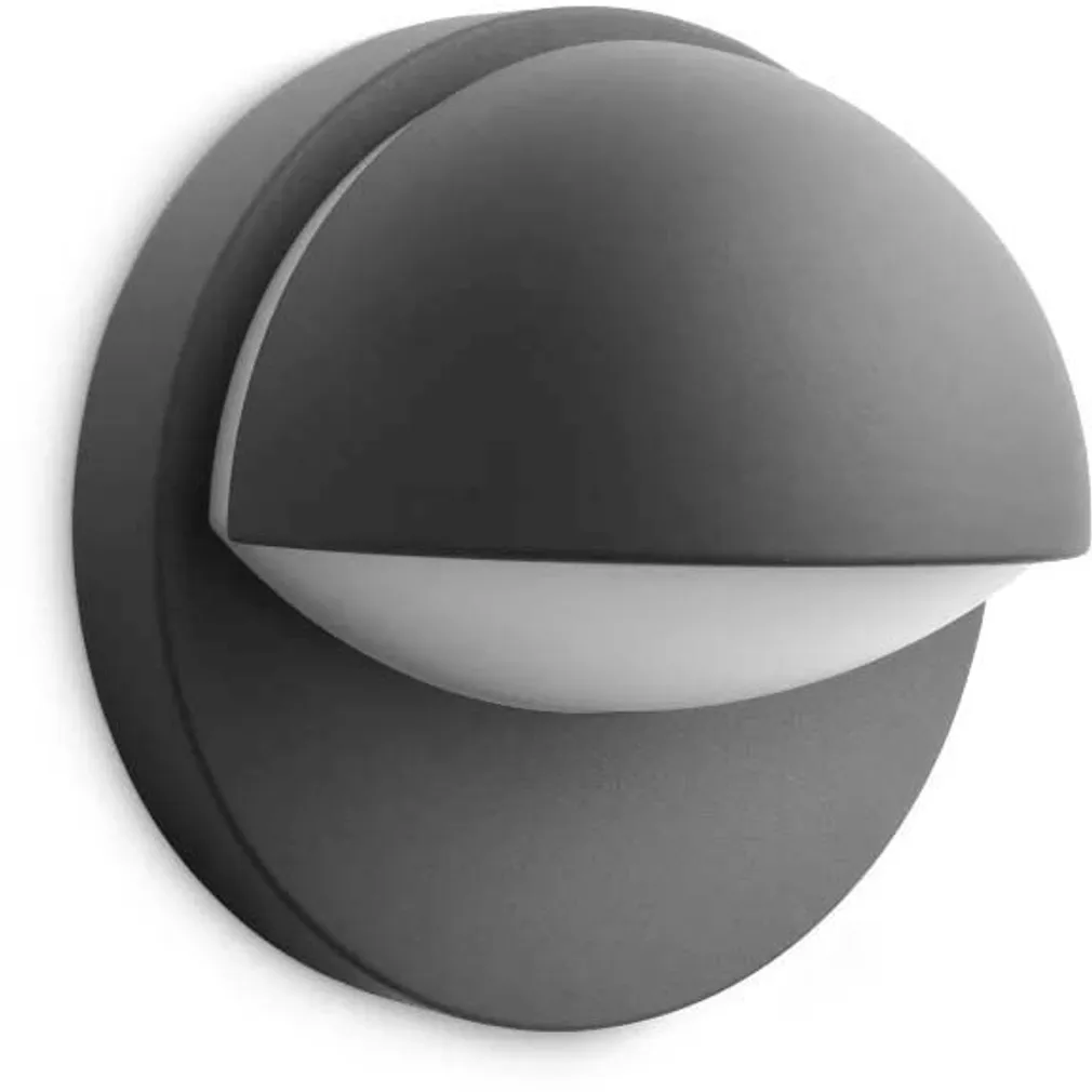 VÄLISVALGUSTI PHILIPS JUNE SEINALE 1X12W E27 ANTRATSIIT