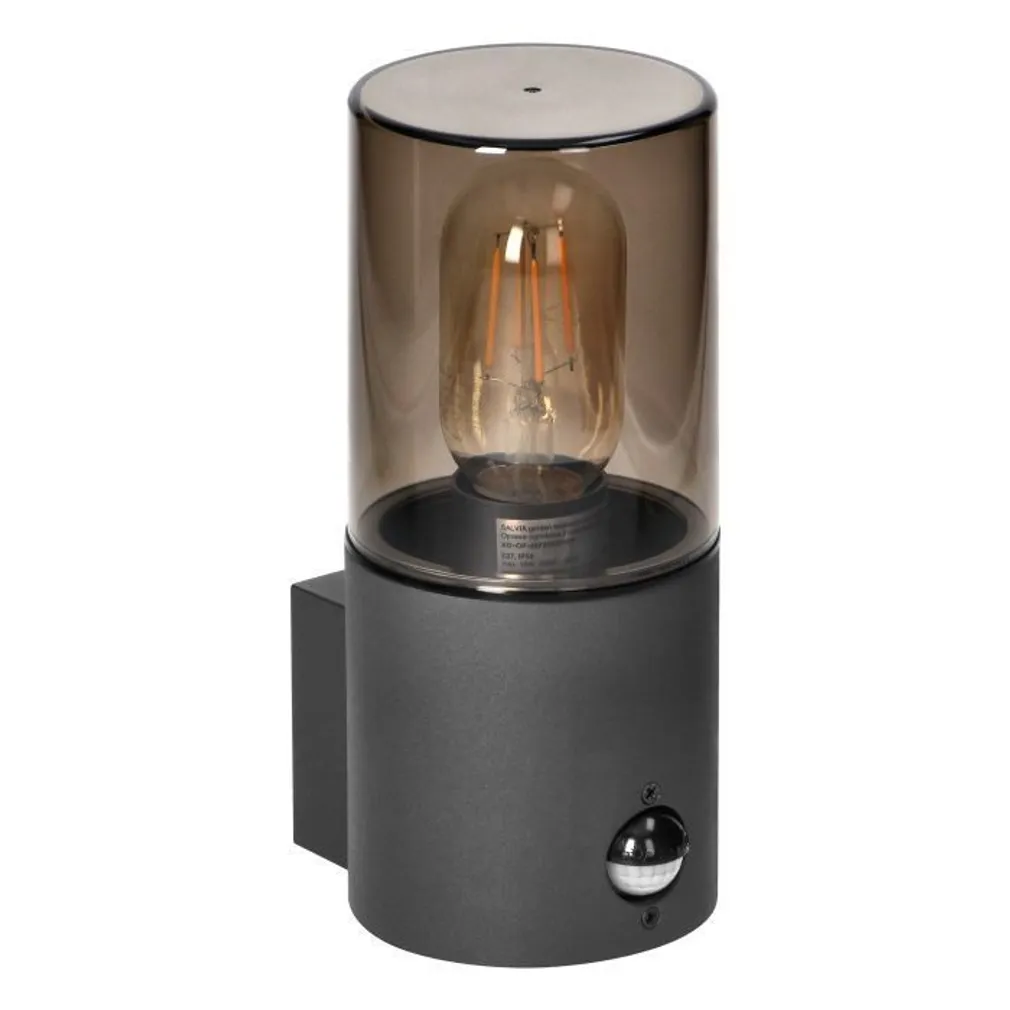 VÄLISVALGUSTI SALVIA E27 15W IP54 HALL SENSORIGA