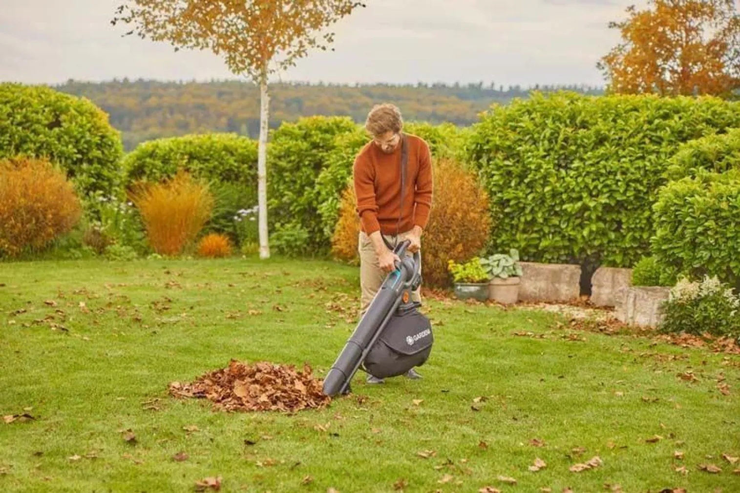 LEHEPUHUR GARDENA POWERJET COLLECT 18V P4A, ILMA AKU JA LAADIJATA