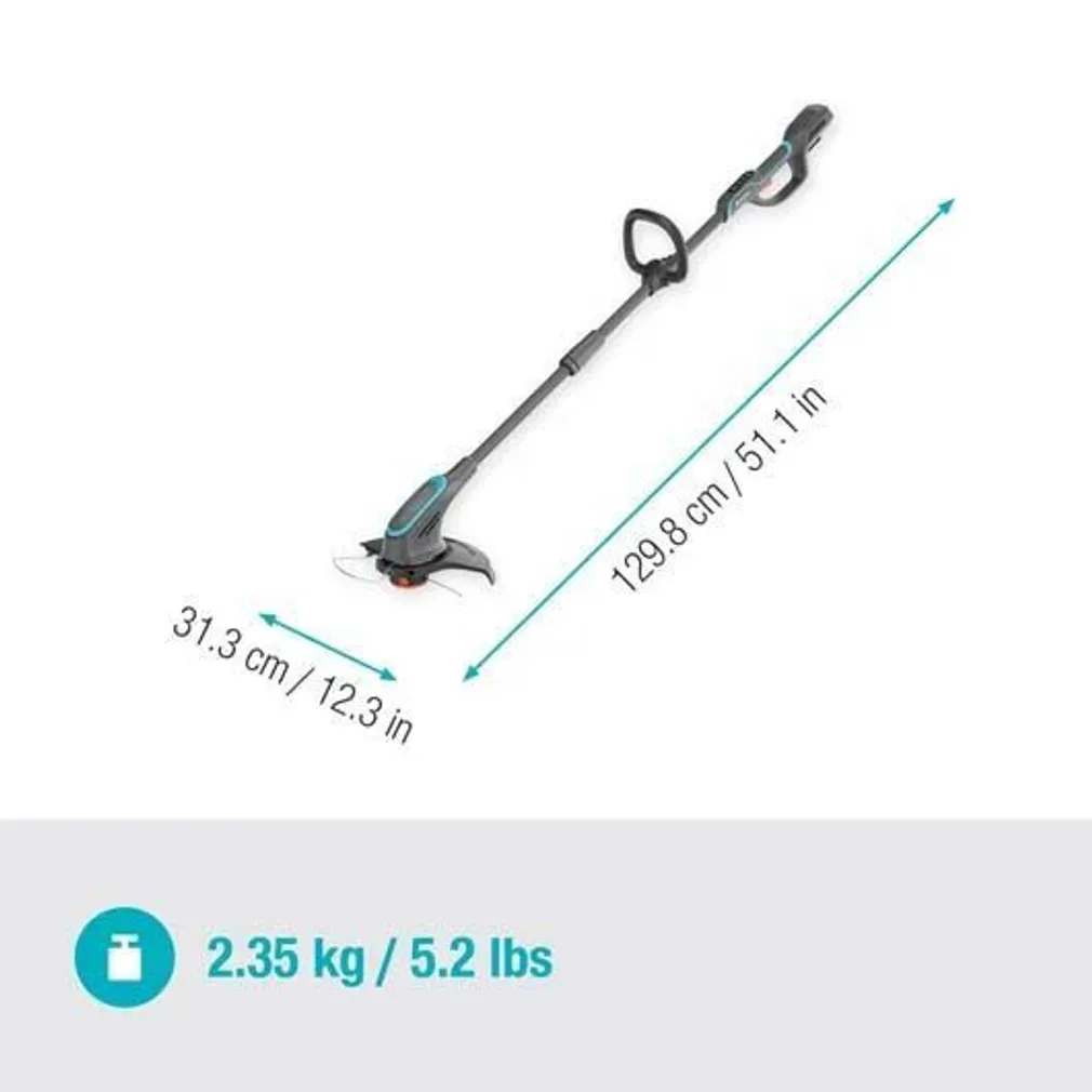 MURUTRIMMER GARDENA POWERTRIM 30/18V P4A, ILMA AKU JA LAADIJATA