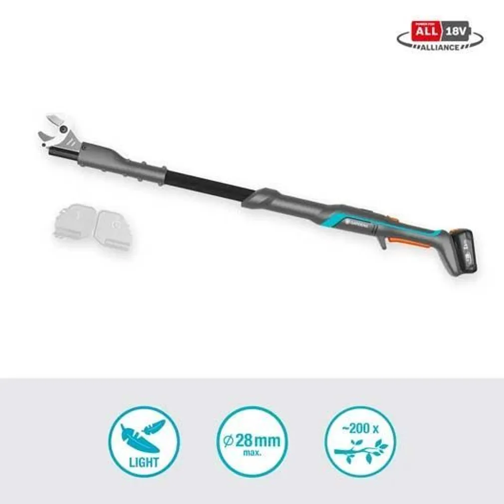 OKSALÕIKUR GARDENA EASYCUT 110/18V P4A, AKU JA LAADIJAGA