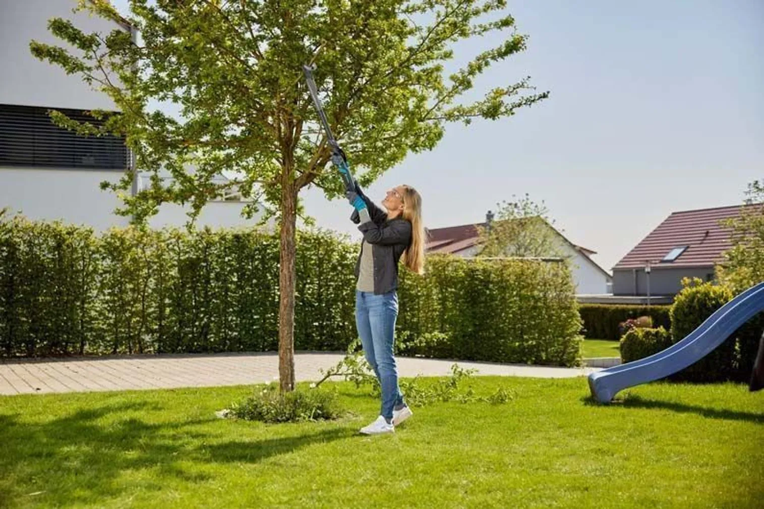 OKSALÕIKUR GARDENA EASYCUT 110/18V P4A, AKU JA LAADIJAGA