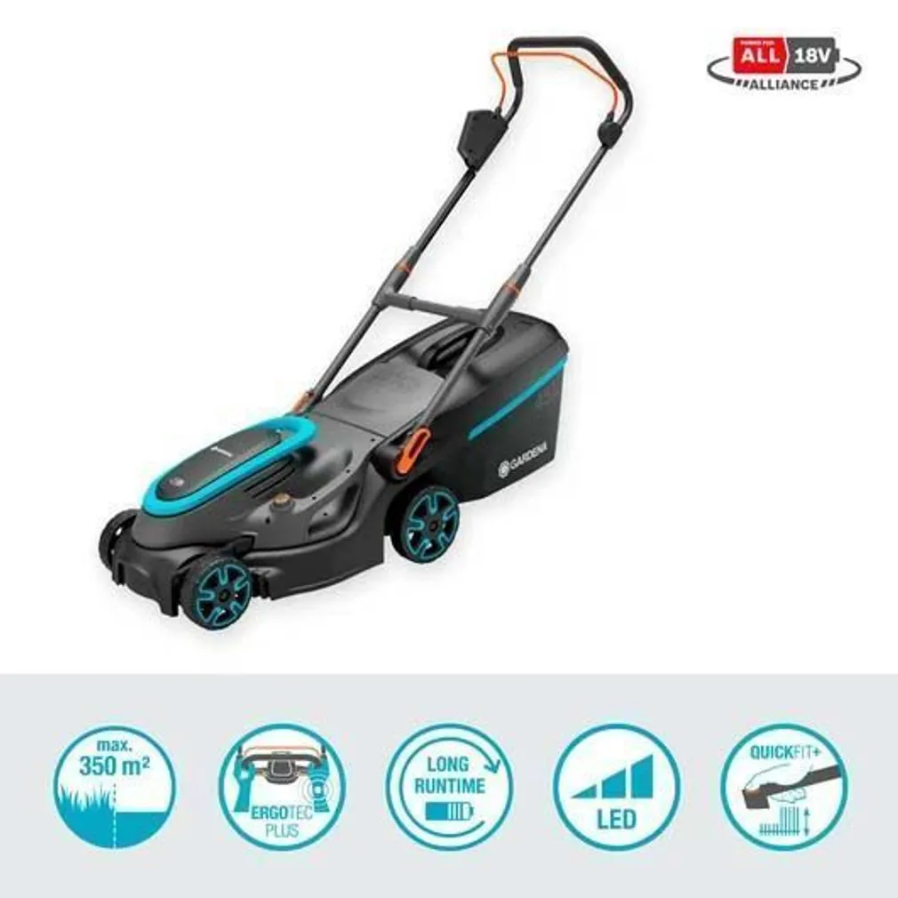 MURUNIIDUK GARDENA POWERMAX 37/36V P4A, AKU JA LAADIJAGA