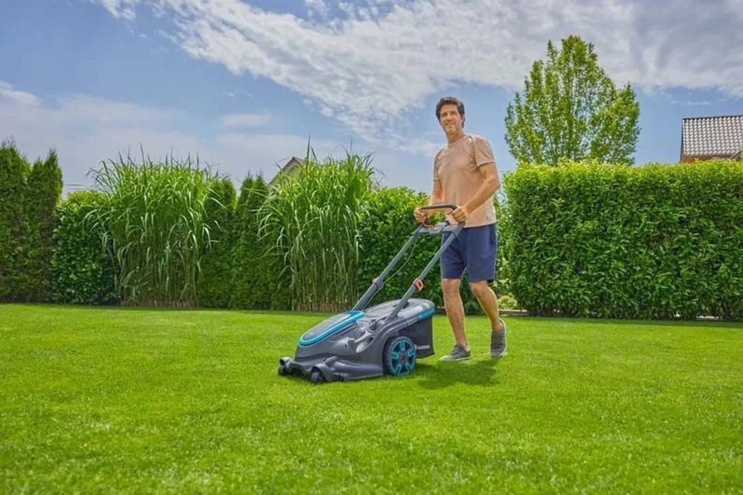 MURUNIIDUK GARDENA POWERMAX DUO 46/36V P4A, AKU JA KIIRLAADIJAGA