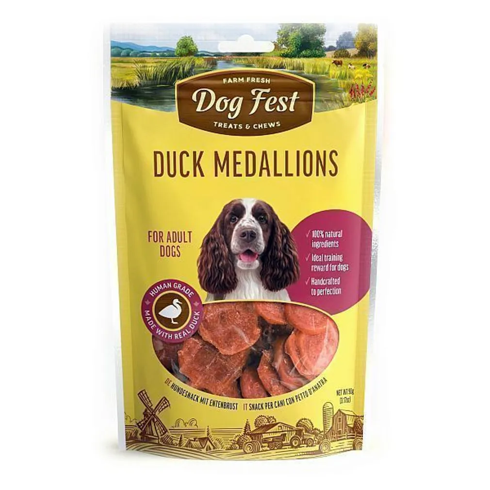 PARDILIHA MEDALJONID TÄISKASVANUD KOERTELE DOGFEST 10X90G