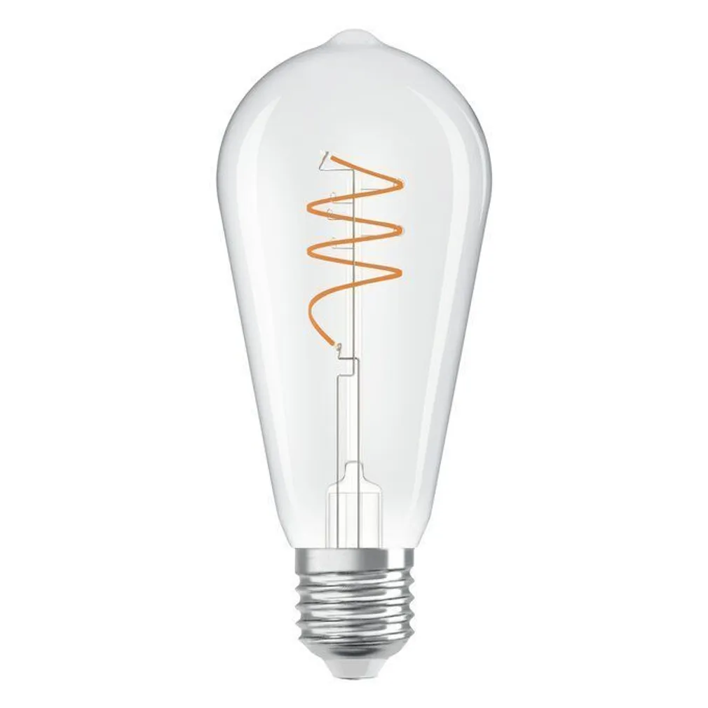LED LAMP OSRAM EDISON 3,4W E27 470LM 2700K LÄBIPAISTEV