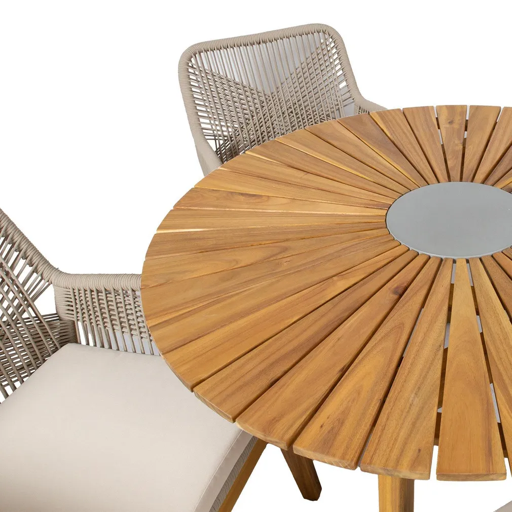 AIAMÖÖBLIKOMPLEKT FLORIDA LAUD JA 4 TOOLI, BEEŽ