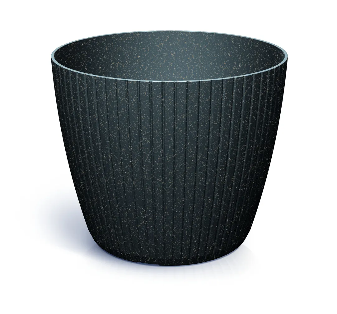 LILLEPOTT PROSPERPLAST LAMIA ECO WOOD Ø38,5CM ANTRATSIIT