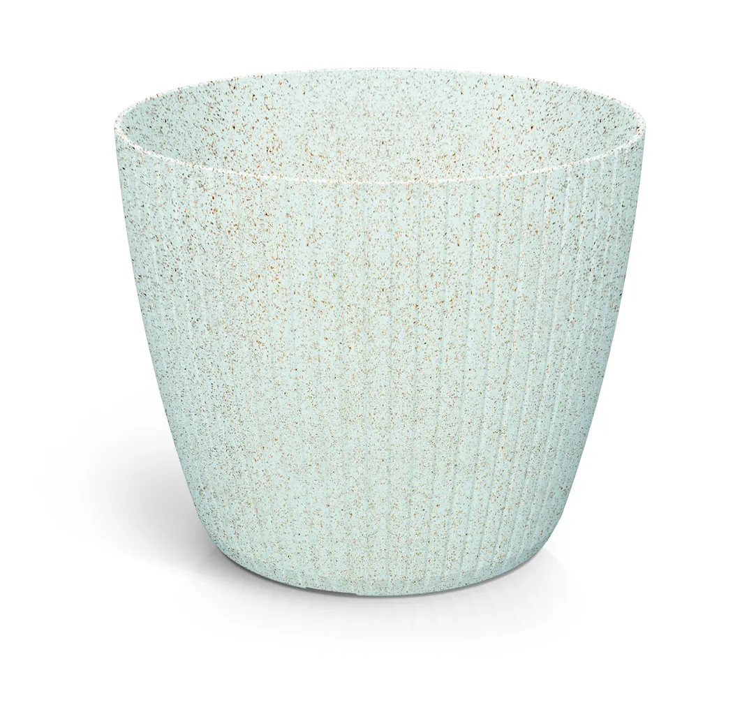 LILLEPOTT PROSPERPLAST LAMIA ECO WOOD Ø38,5CM VALGE