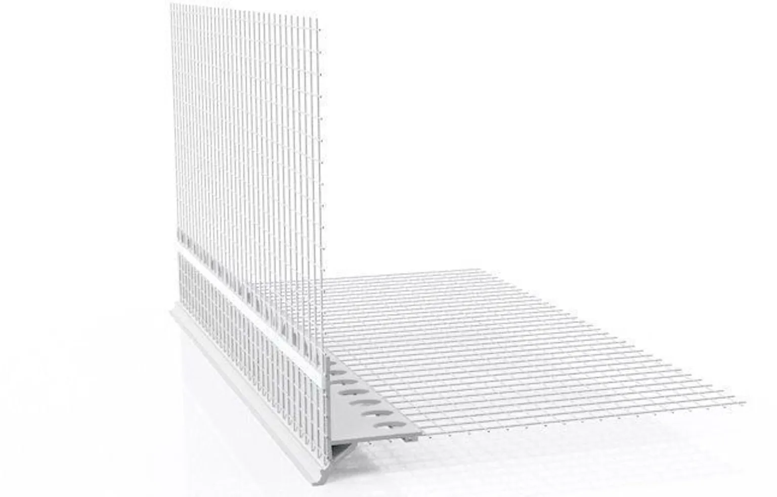 VEENININAPROFIIL ALBAU ED B PVC 6MM 100X100X2000MM PEIT.NINAGA