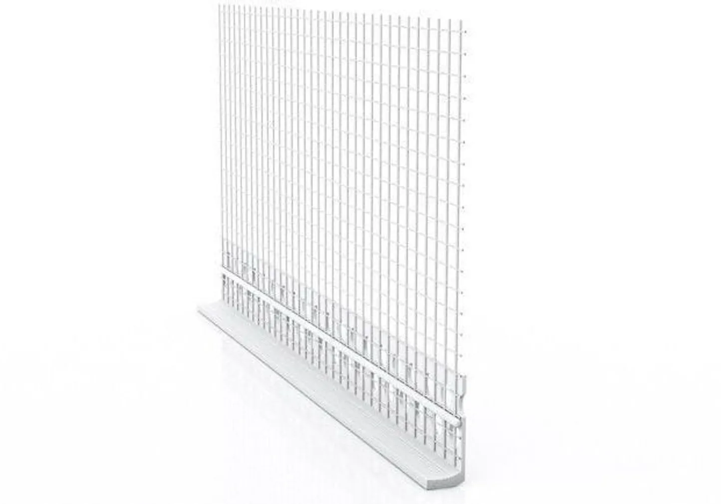 KROHVILÕPETUSPROFIIL ALBAU EST 15MM 100MM PVC