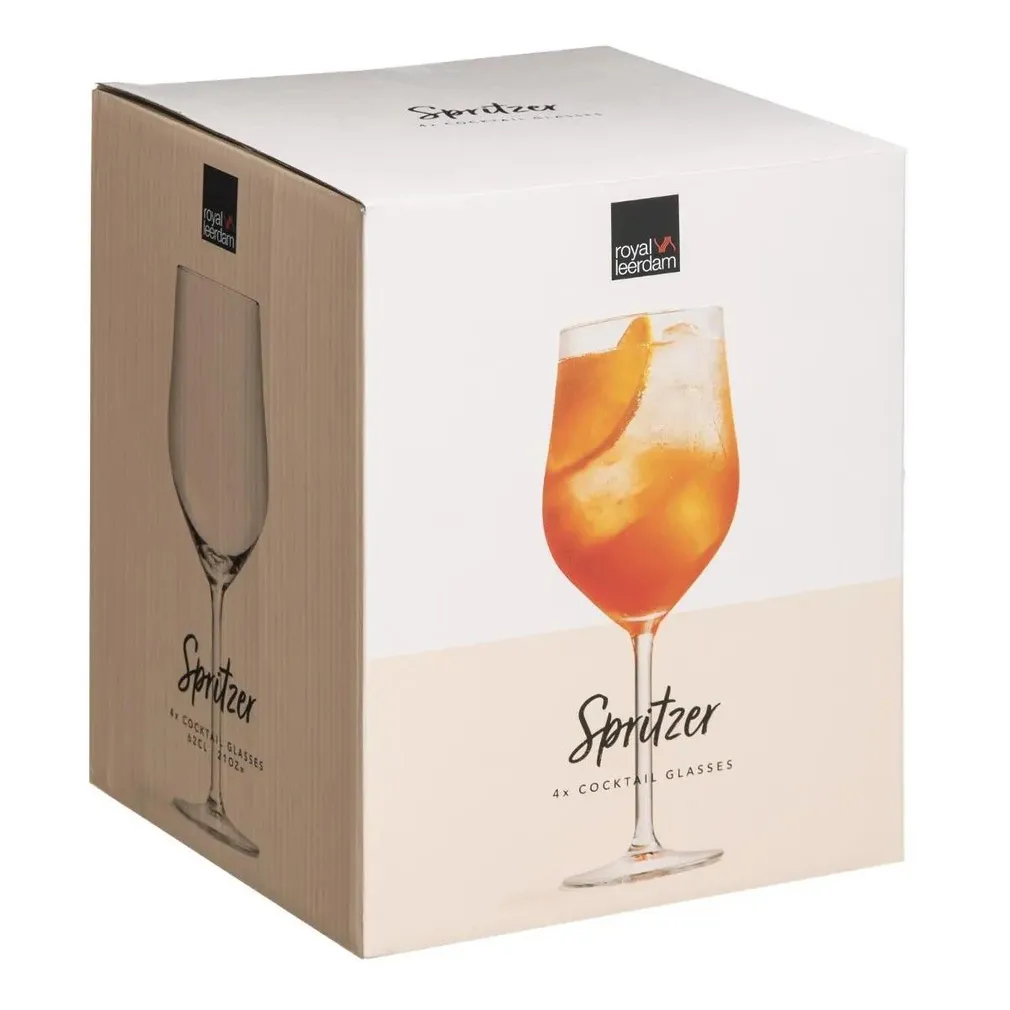 KOKTEILIKLAAS SPRITZER ROYAL LEERDAM 62CL, 4TK