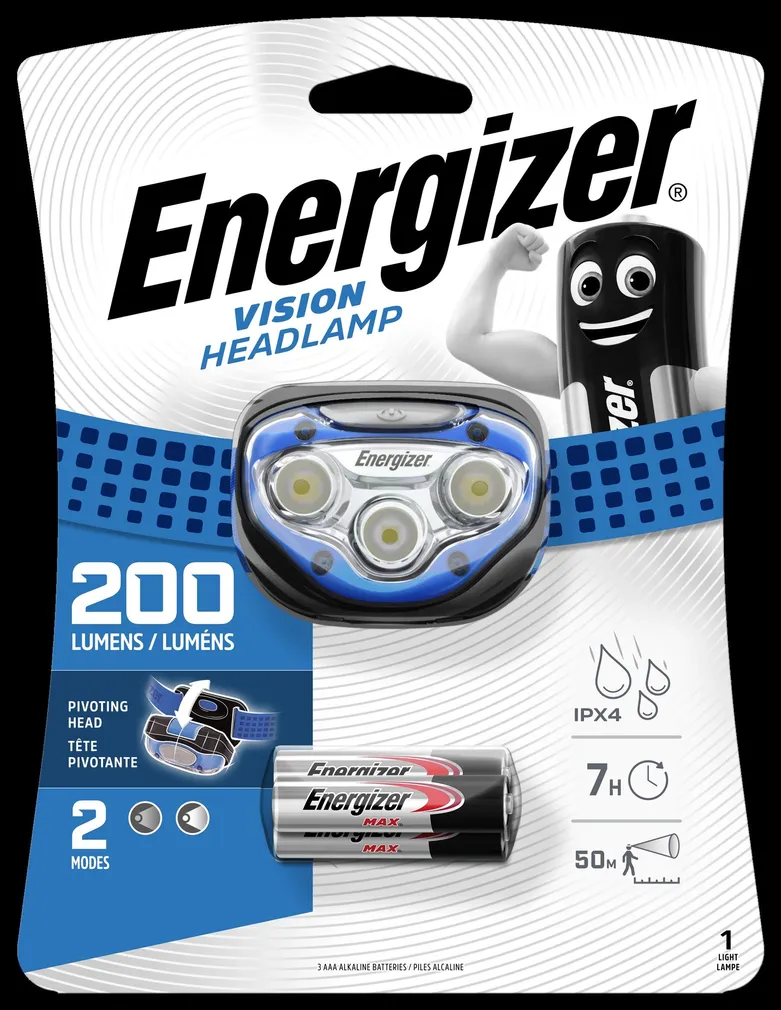 PEALAMP ENERGIZER VISION LED 200LM 3XAAA