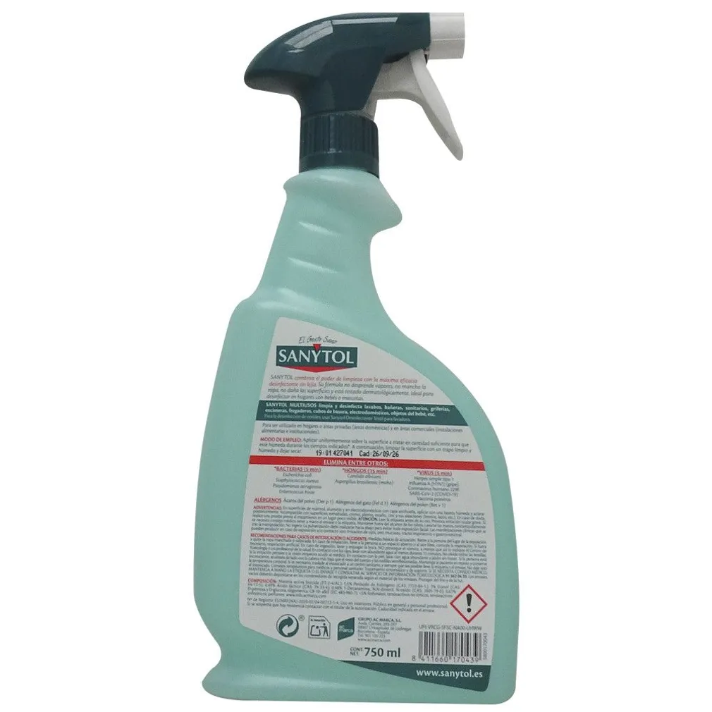 ÜLDPUHASTUSVAHEND SANYTOL ÕUN 750ML