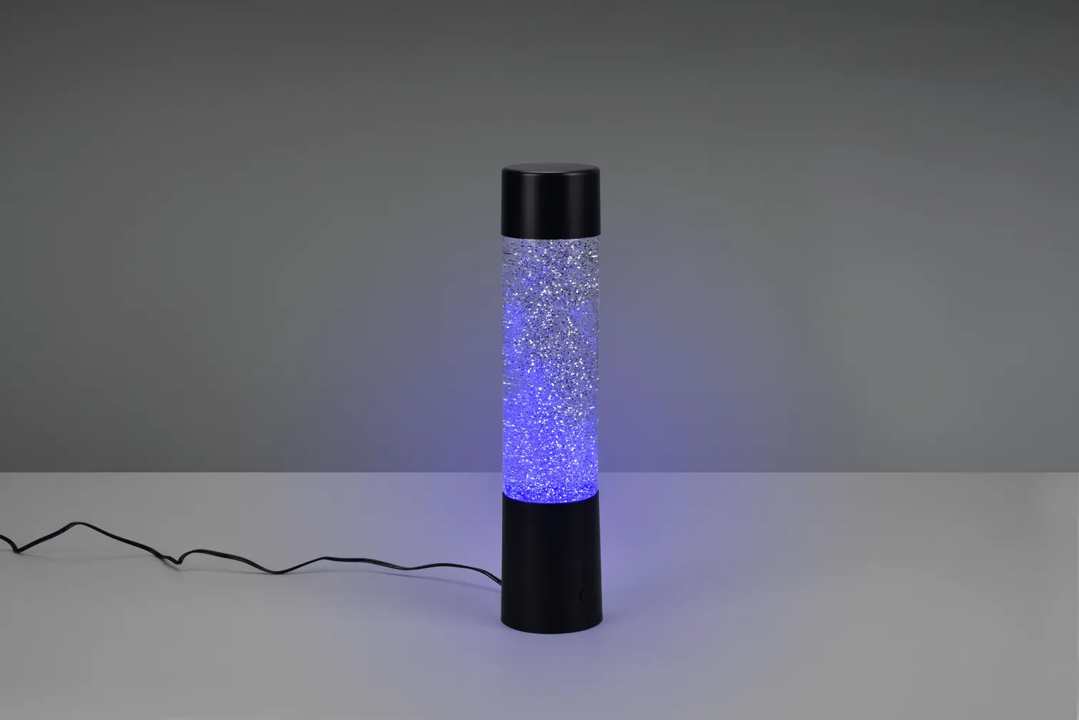 LAUALAMP TRIO GLITTER LED RGB MATT MUST